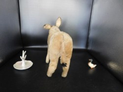 steiff large donkey back good